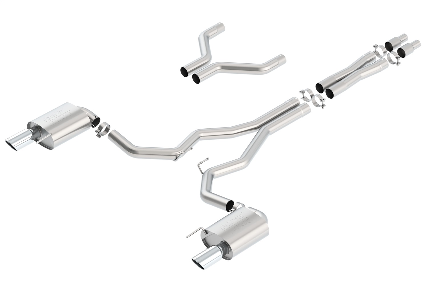 ATAK Cat-Back Exhaust System, 2015-2017 Mustang GT 5.0L Automatic/Manual Transmi