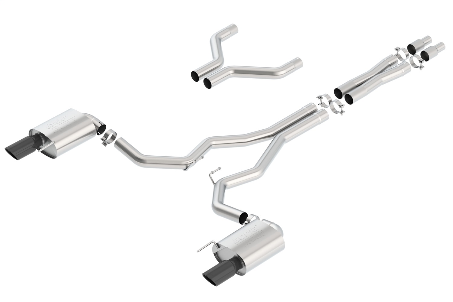 ATAK Cat-Back Exhaust System, 2015-2017 Mustang GT 5.0L V8 Automatic/Manual Tran