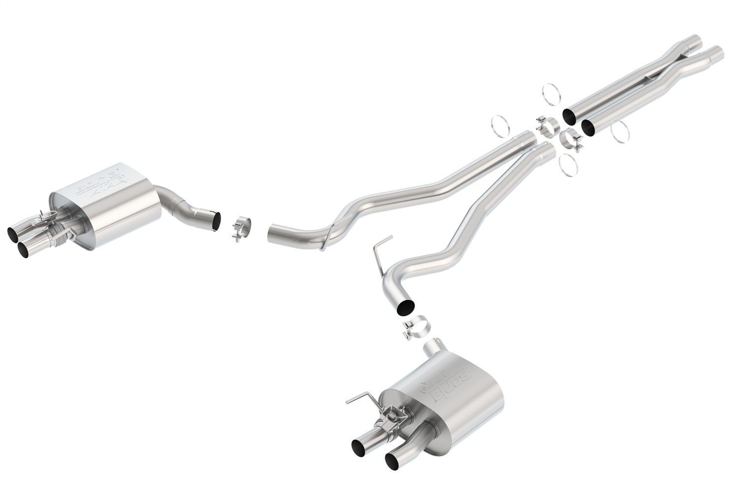 ATAK Cat-Back Exhaust System, 2015-2020 Mustang Shelby GT350 5.2L V8 Automatic/M