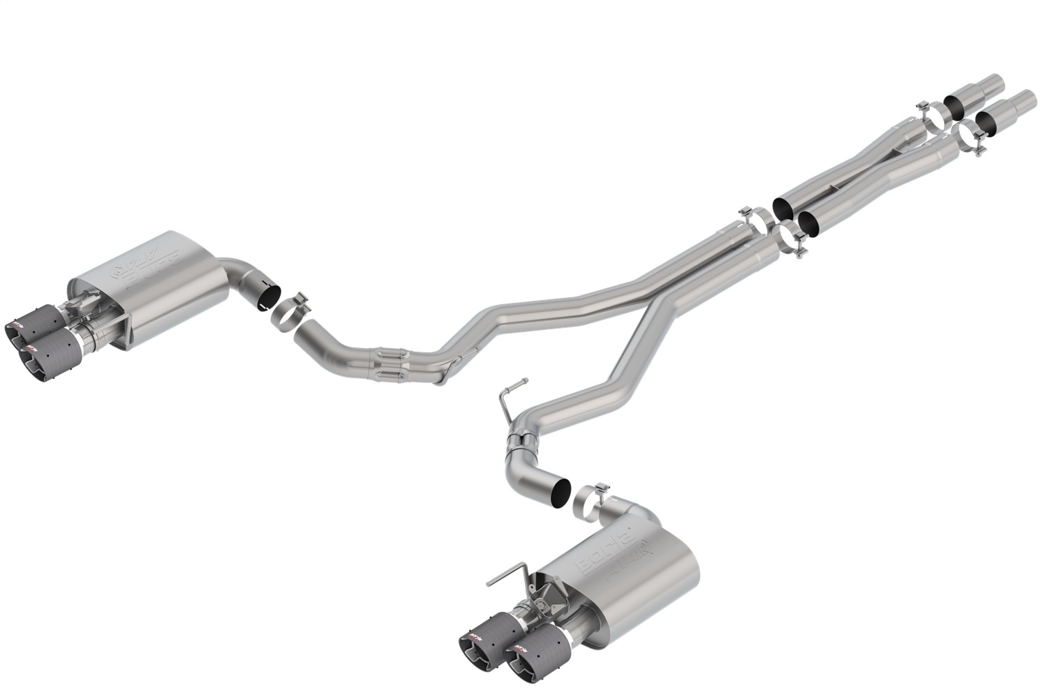 ATAK Cat-Back Exhaust System, 2018-2021 Mustang GT 5.0L V8 Automatic/Manual Tran