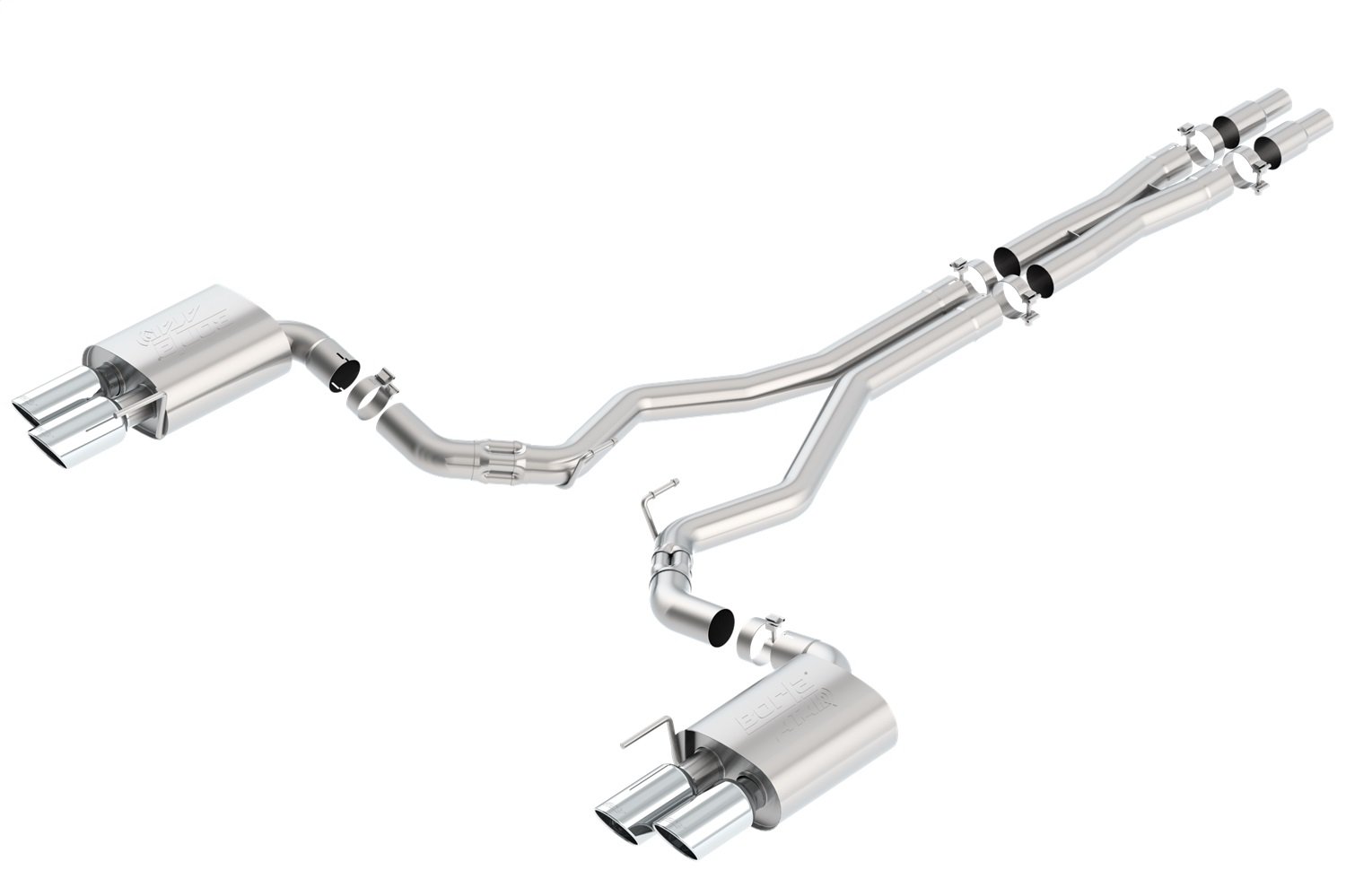 ATAK Cat-Back Exhaust System, 2018-2021 Mustang GT 5.0L V8 Automatic/Manual Tran