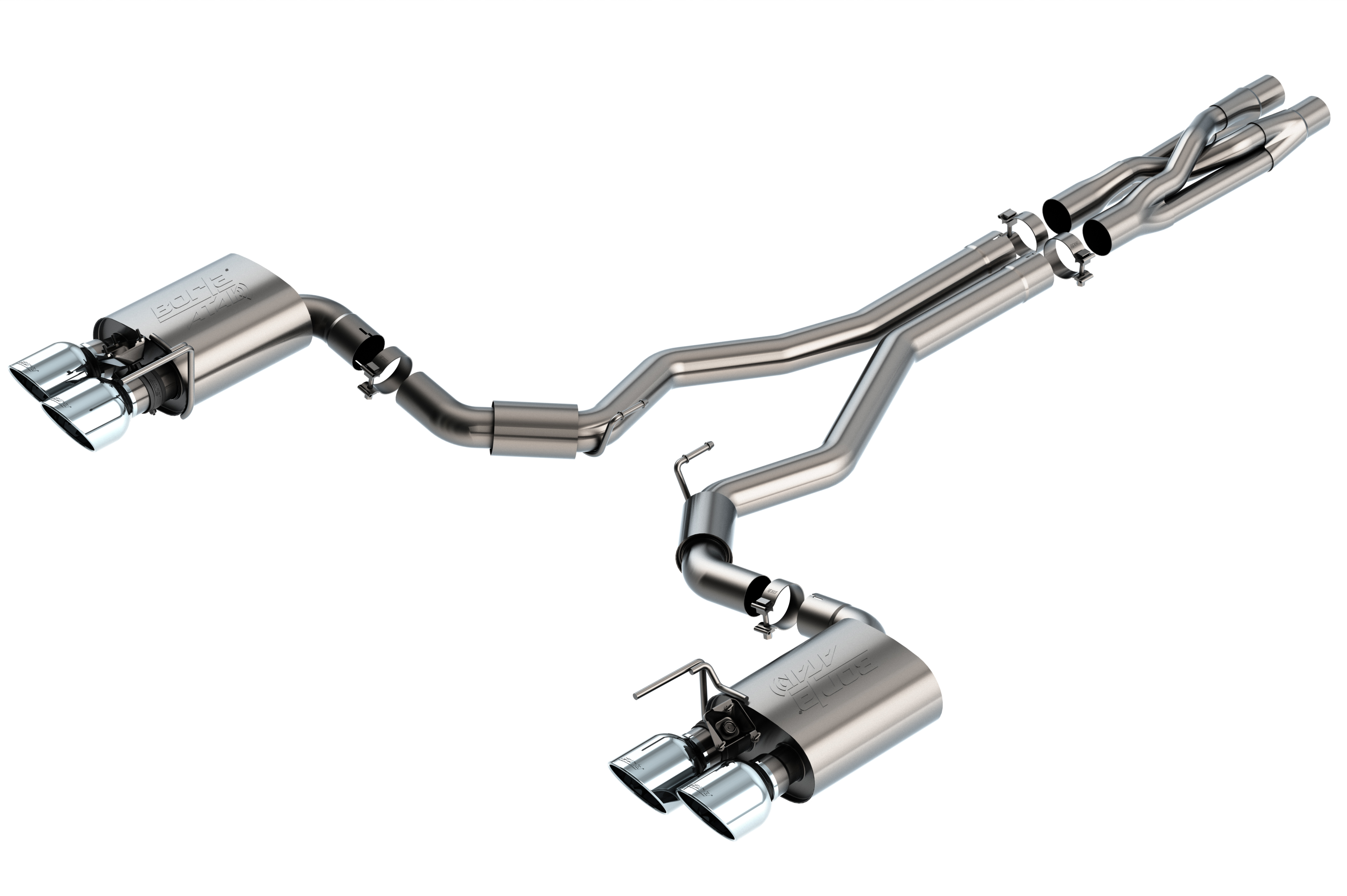 ATAK Cat-Back Exhaust System 2020-2021 Mustang Shelby GT500 5.2L 8 Cyl. Automati