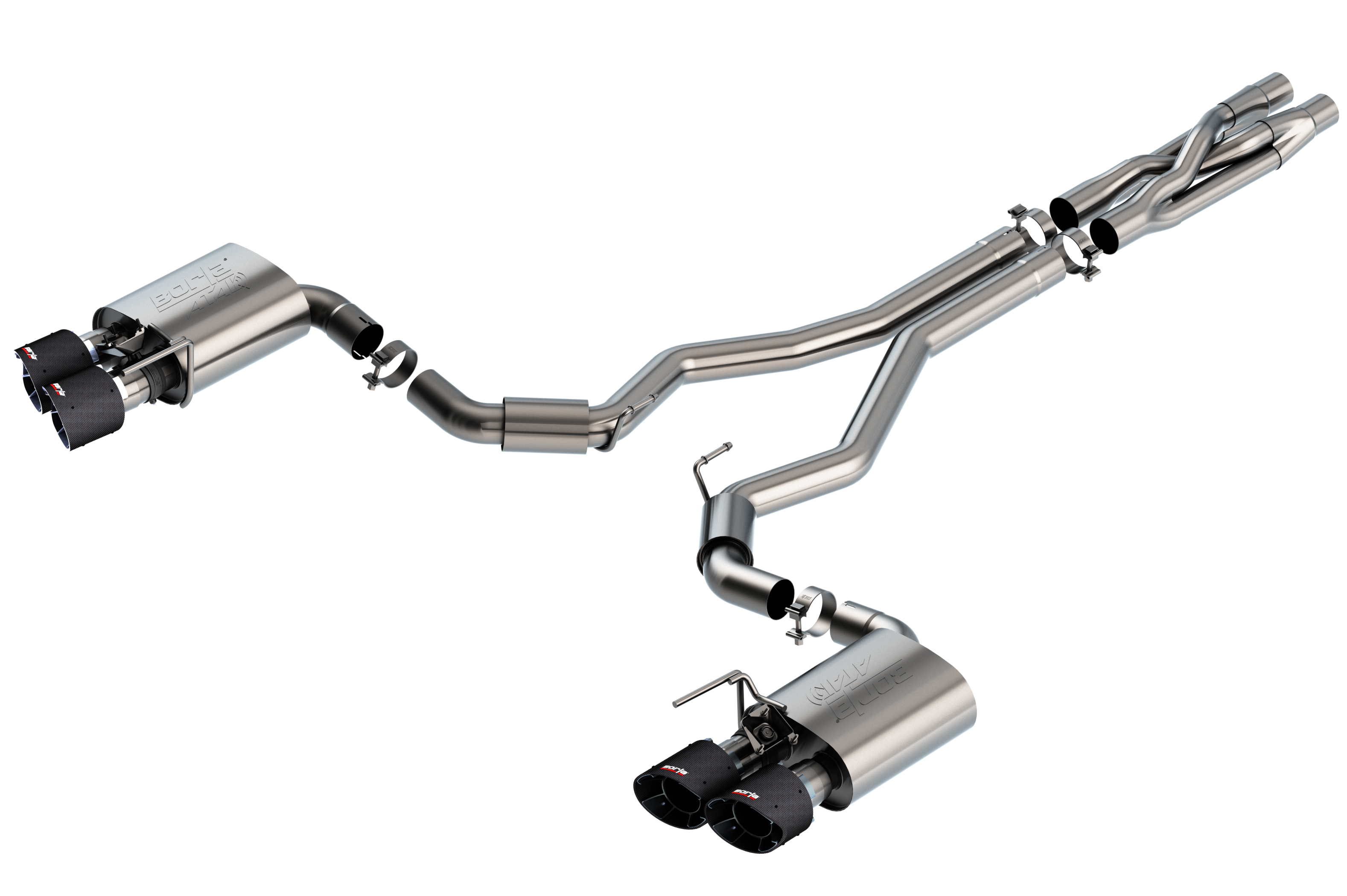 ATAK Cat-Back Exhaust System 2020-2021 Mustang Shelby GT500 5.2L 8 Cyl. Automati