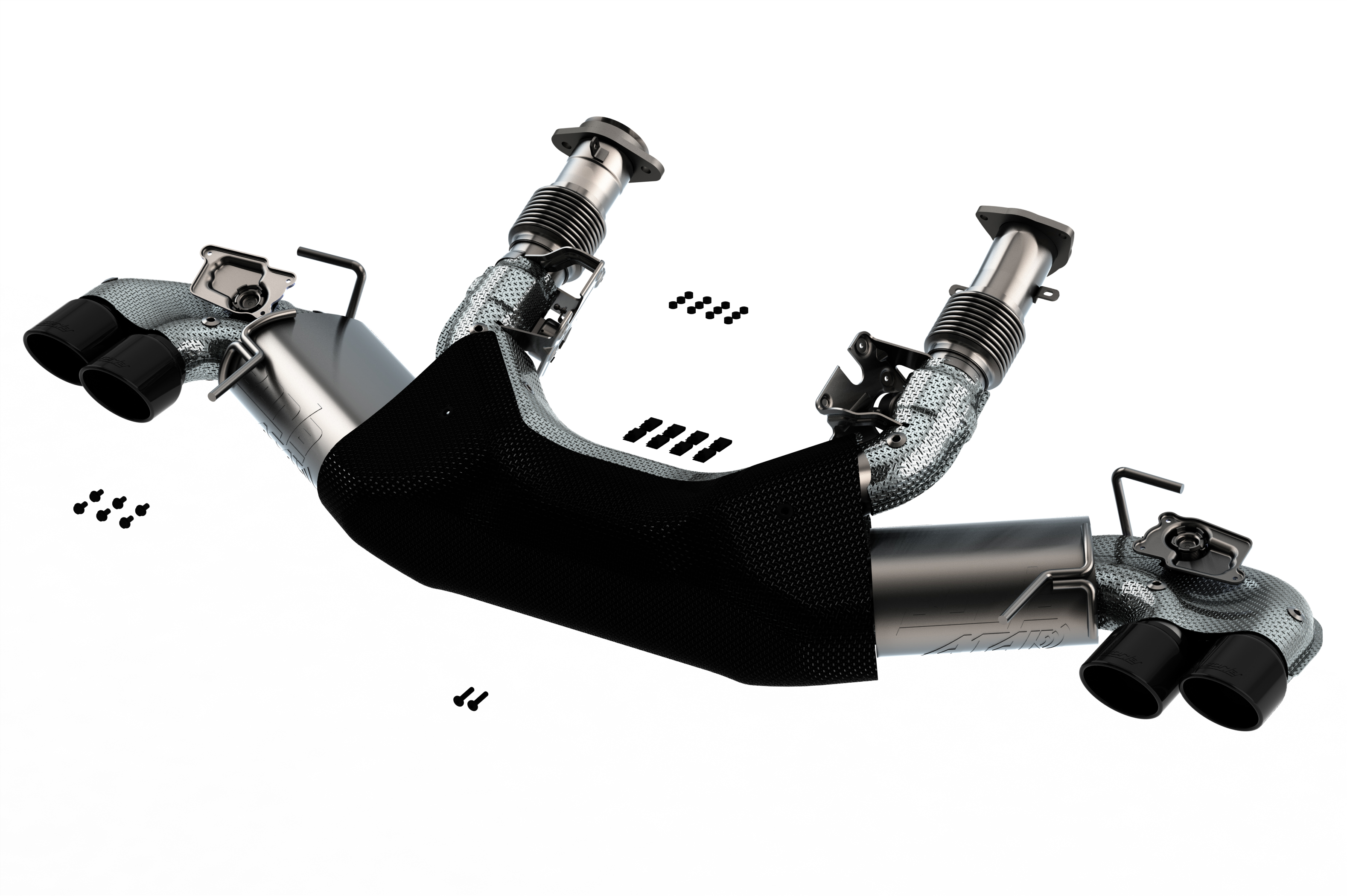 ATAK Axle-Back Exhaust System 2020-2021 Corvette C8 6.2L V8 Automatic Transmissi