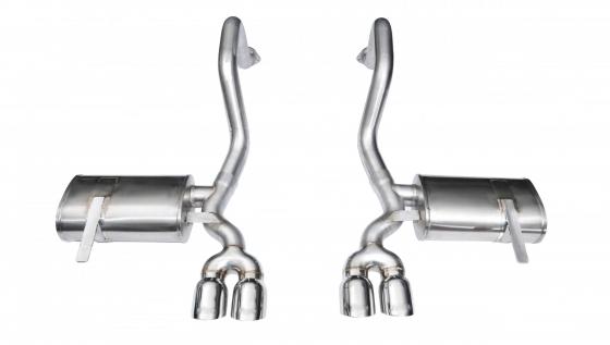 2.5 Inch Axle-Back Xtreme Dual Exhaust 3.5 Inch Tips 97-04 Corvette/Z06 5.7L Stainless Steel Corsa Performance