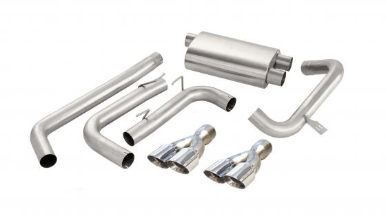 3.0 Inch Cat-Back Sport Dual Exhaust 3.5 Inch Tips 98-02 Chevy Camaro SS/Z28/Pontiac Firebird LS1 V8 Stainless Steel Corsa Perfo