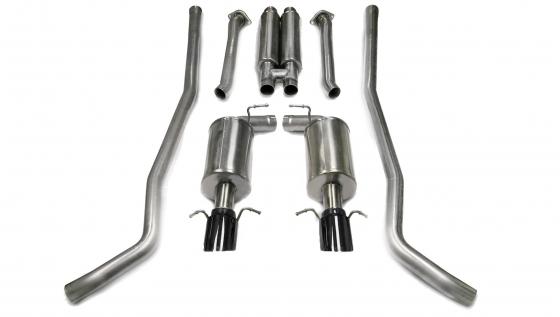 2.5 Inch Cat-Back Sport Dual Exhaust 4.0 Inch 2004-08 Cadillac CTS-V 5.7L/6.0L V8 Stainless Steel Corsa Performance