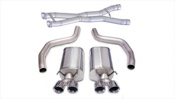 3.0 Inch Cat-Back Sport Dual Exhaust Twin 4.0 Inch 12-13 Corvette Z06 7.0L / ZR1 6.2L Stainless Steel Corsa Performance