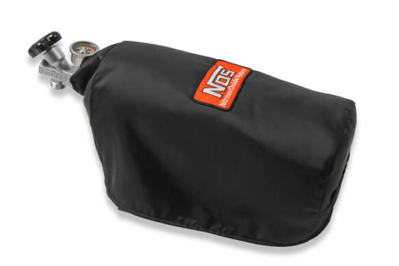 NOS Nitrous Bottle Blanket, Black 7" Diameter Bottle Blanket with Velcro Closure. For 10 lb Nitrous Bottles