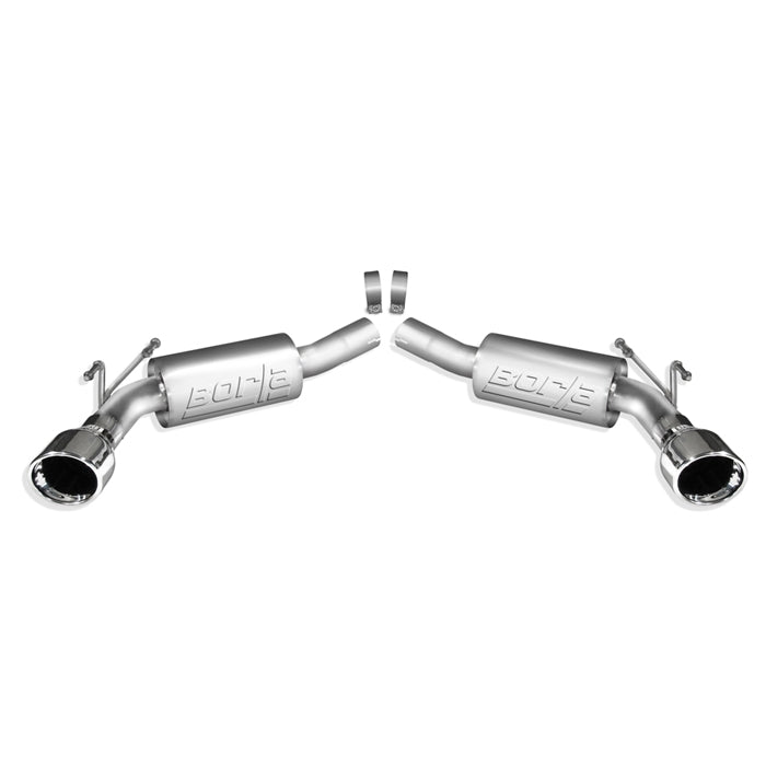2010-2013 Camaro Exhaust Rear Section for cars w-NO Ground Effects - No Tips