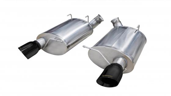 3.0 Inch Axle-Back Sport Dual Exhaust 4.0 Inch Tips 11-12 Mustang Shelby GT500 5.4L Stainless Steel Corsa Performance