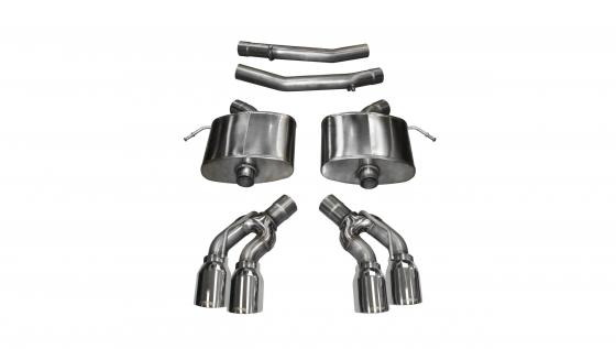 2.75 Inch Axle-Back Sport Dual Exhaust 4.0 Inch 16-Present Cadillac CTS-V Sedan 6.2L V8 Stainless Steel Corsa Performance