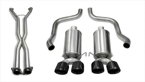 2.5 Inch Cat-Back Xtreme Dual Exhaust 3.5 Inch Tips 05-08 Corvette C6 Manual/A4 Auto Trans 6.0L/6.2L Stainless Steel Corsa Perfo