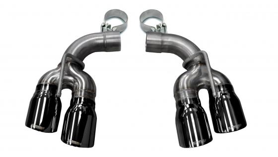 Two Twin 4.0 Inch Clamps Included Dual Rear Exit For Corsa Camaro SS/ZL1 Exhaust Only Stainless Steel Corsa