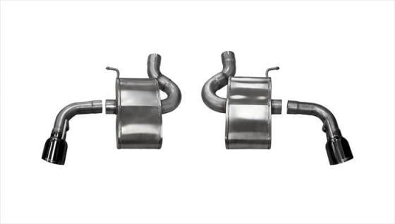 2.75 Inch Axle-Back Sport Dual Exhaust 4.5 Inch 16-18 Chevy Camaro SS 6.2L V8 Stainless Steel Corsa Performance