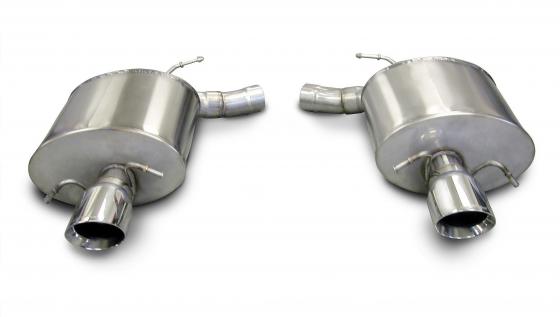 2.5 Inch Axle-Back Sport Dual Exhaust 4.0 Inch 09-14 Cadillac CTS-V Sedan 6.2L V8 Stainless Steel Corsa Performance