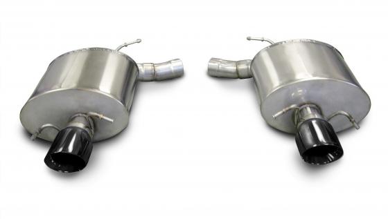 2.5 Inch Axle-Back Sport Dual Exhaust 4.0 Inch 09-14 Cadillac CTS-V Sedan 6.2L V8 Stainless Steel Corsa Performance