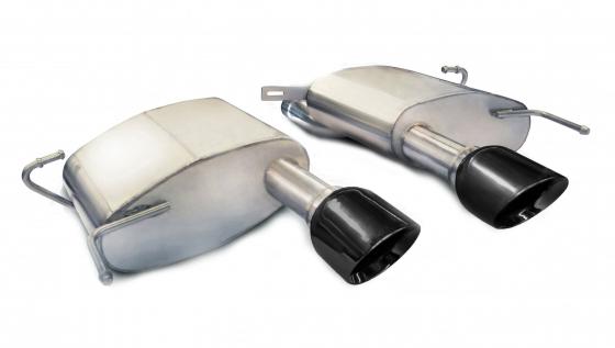 2.5 Inch Axle-Back Touring Dual Exhaust 4.5 Inch 11-15 Cadillac CTS-V Coupe 6.2L V8 Stainless Steel Corsa Performance