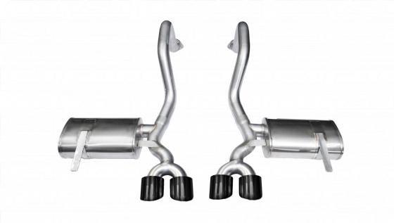 2.5 Inch Axle-Back Xtreme Dual Exhaust 4.0 Inch Tips 97-2004 Corvette C5/Z06 5.7L V8 Stainless Steel Corsa Performance