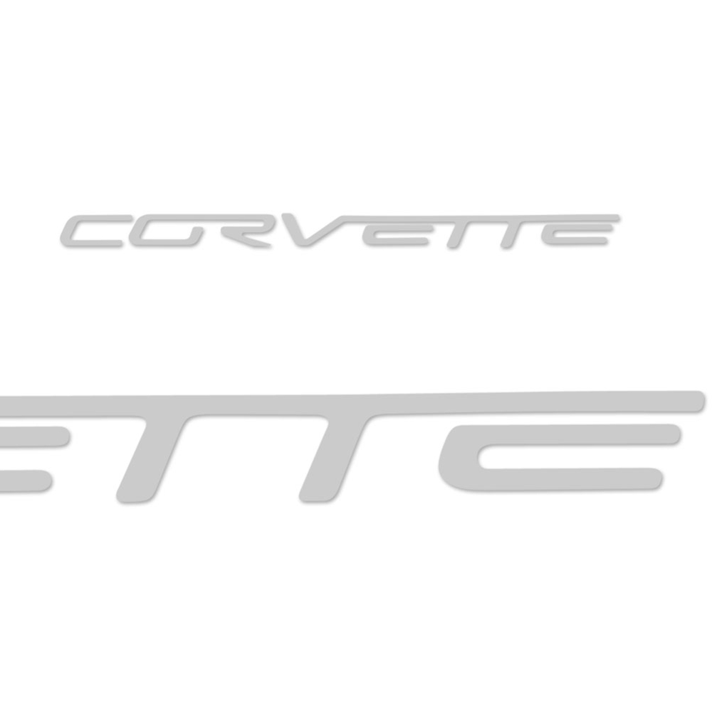 Corvette Vinyl Airbag Insert / Decals Letter Set 2005-2013 C6, Z06, ZR1, Grand Sport