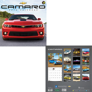 2016 Camaro 12 x 12 Wall Calendar  -15-1026