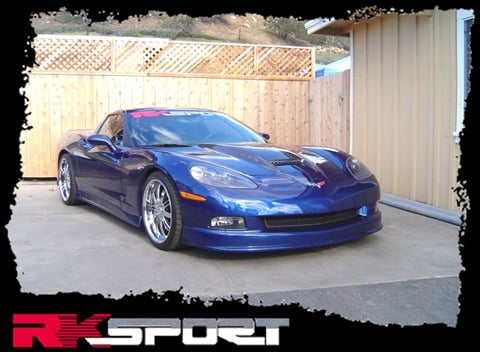 Chevy Corvette C6 Ram Air Hood w/ Carbon Fiber Blister, Fits all 05-13 models