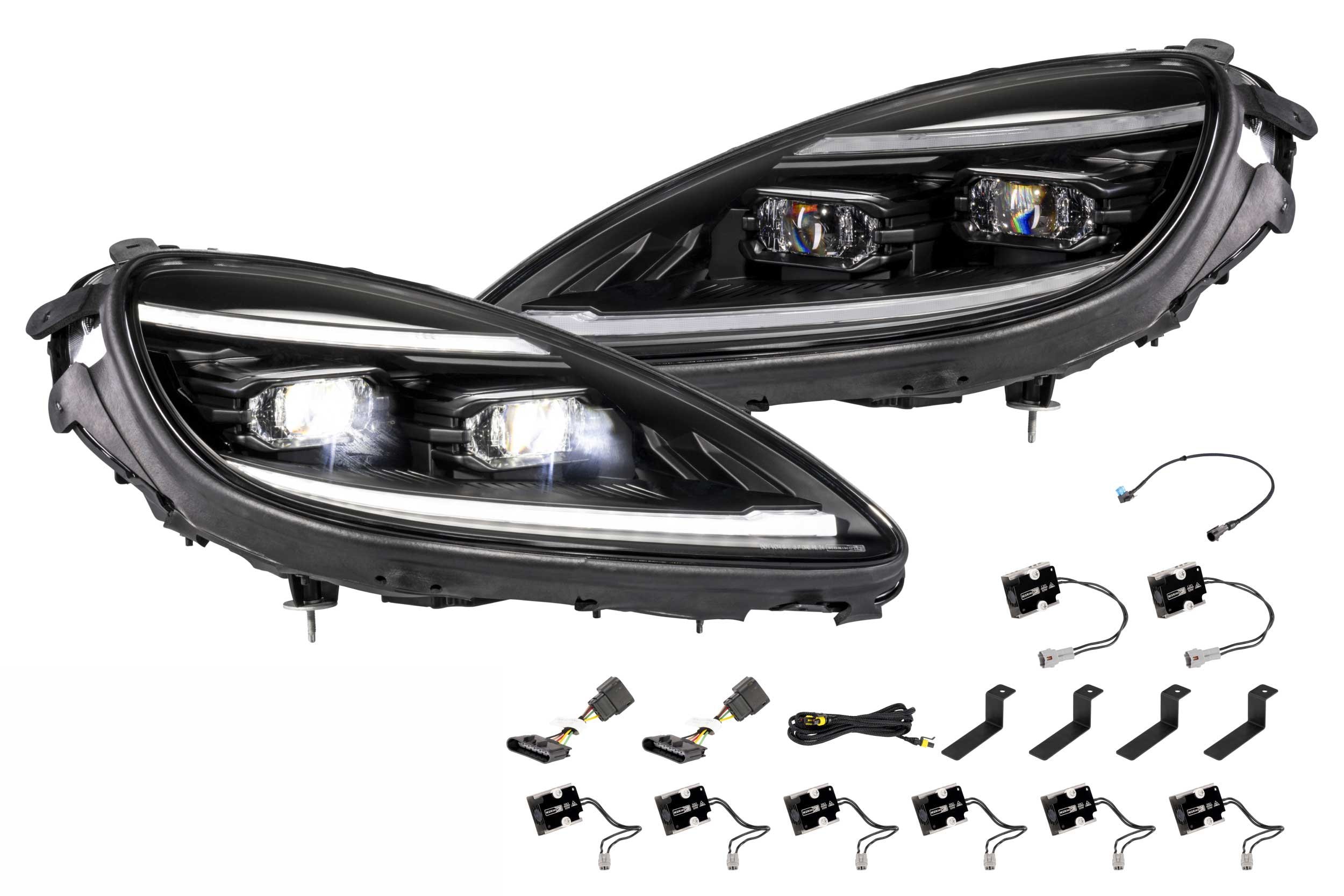 2005-2013 Corvette C6 Morimoto XB Evo Hybrid LED Headlights
