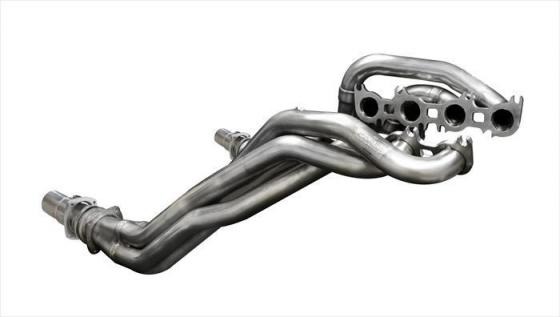 Long Tube Headers w/Connection Pipes 1.875 Inch x 3.0 Inch Catless Xtreme Plus Sound Level 11-14 Ford Mustang GT 5.0L V8 Stainle