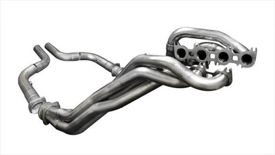Long Tube Headers w/Connection Pipes 1.875 Inch x 3.0 Inch Catless Xtreme Plus Sound Level 15-17 Ford Mustang GT 5.0L V8 Stainle