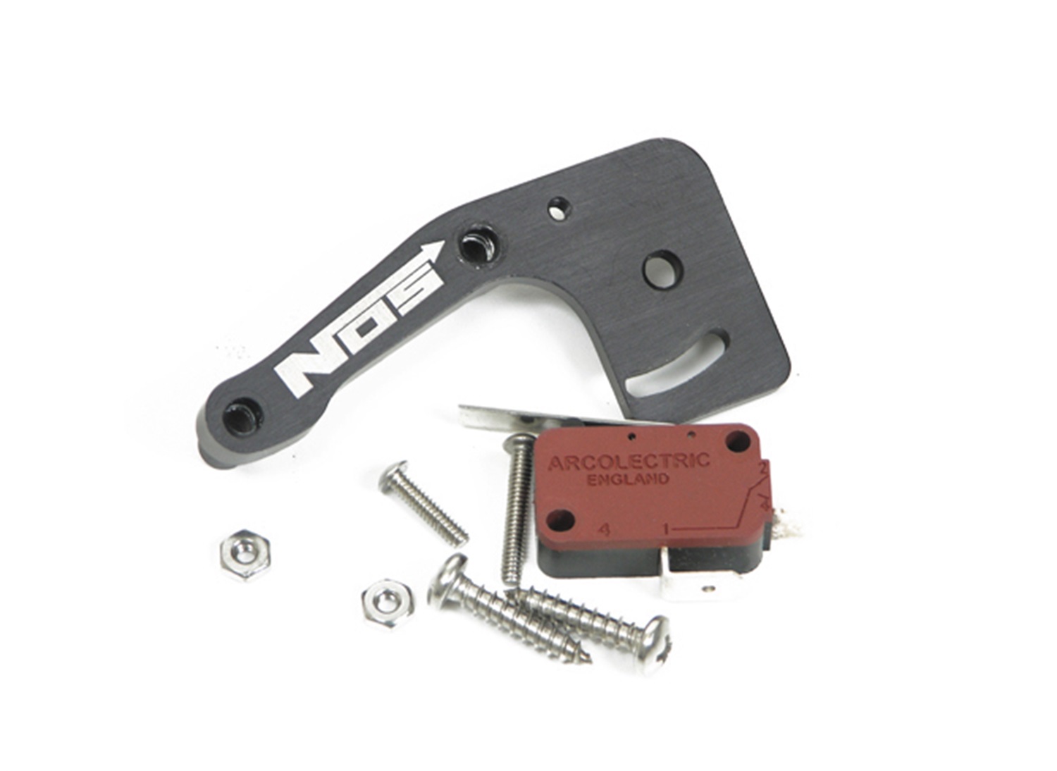 Nitrous Oxide Micro Switch Bracket, NOS NOS Accessories, 4150 BILLET MICROSWITCH BRACKET KIT