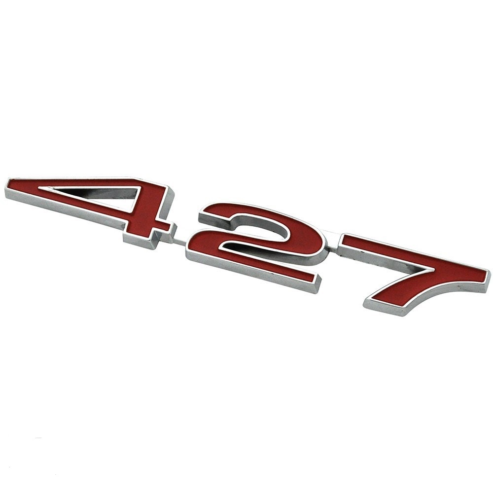 2006-13 C6/Z06  Corvette Accessory "427" Chrome Plated Hood Emblems, Pair