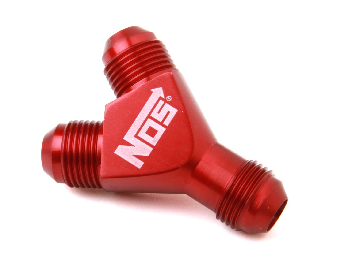 Fuel Hose Fitting, NOS Distribution Blocks, 8AN Y-BLOCK (RED)