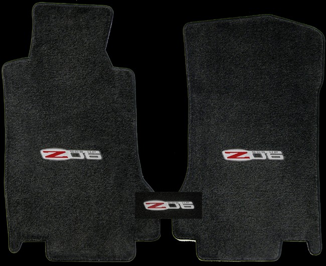 C6 Corvette C6/Z06 2007 Late-2008 Front Floor Mat Set (Hook Anchor)