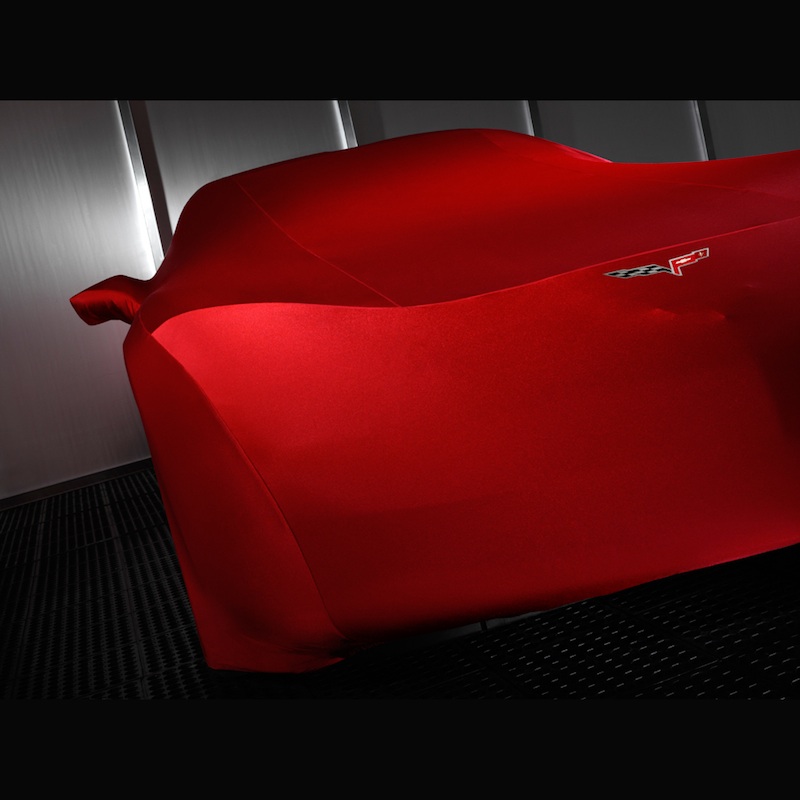C6 Corvette Genuine GM Car Cover Indoor Red W/C6  Logo