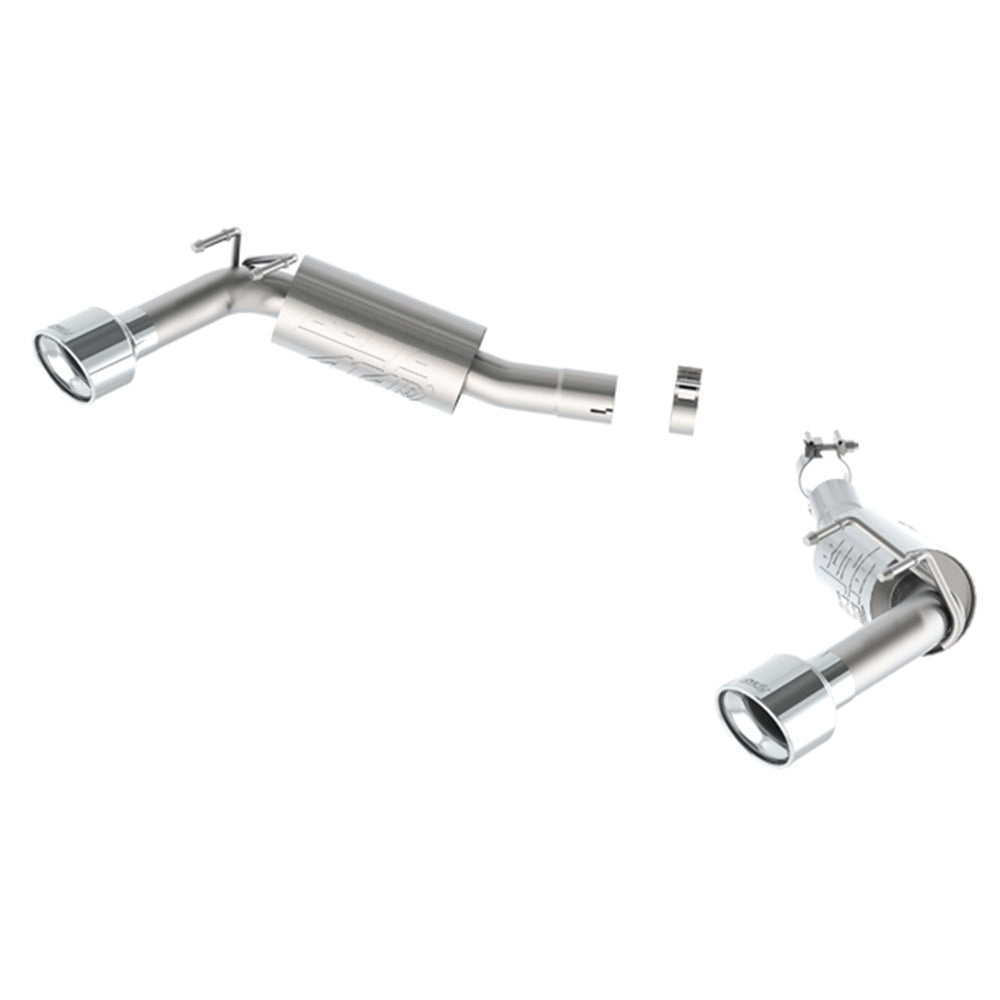 Camaro SS 2014-2015 Rear Section Exhaust - Borla ATAK (No Ground Effects)