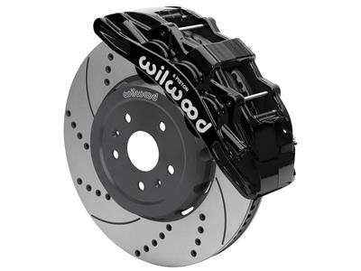 2020-2024 C8 Corvette Wilwood SX6R Front Big Brakes with Drilled & Slotted Rotors