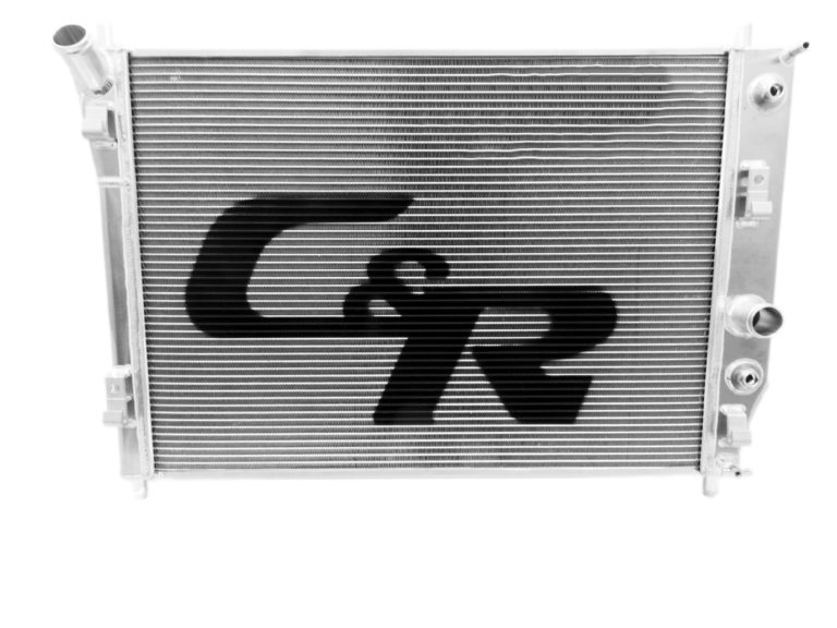 C&R Racing Chevrolet Corvette C6 05-12 OE Fit 55mm PWR Ultra High Performance w/7 Plate Transmission Oil Cooler w/OE Fittings
