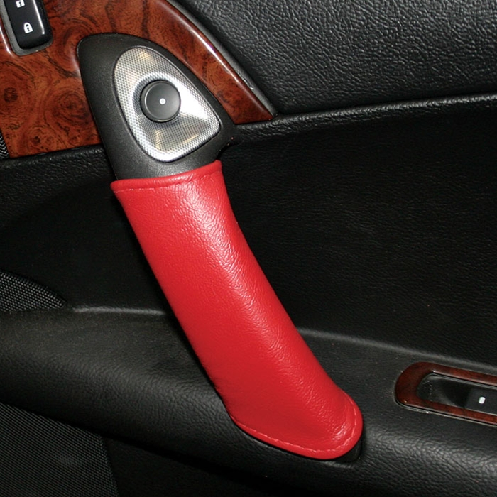 C6 Corvette 2005-2013 Leather Door Handle Wraps Accent - Various Colors Available