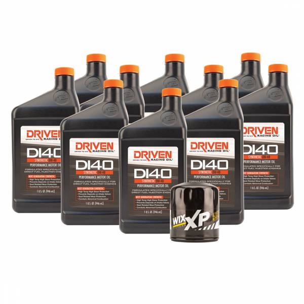 Driven Oil DI40 Oil Change KT - 2019 Gen V LT1 LT4 & LT5 Engines w10 Qt Oil Capacity JGP21045K