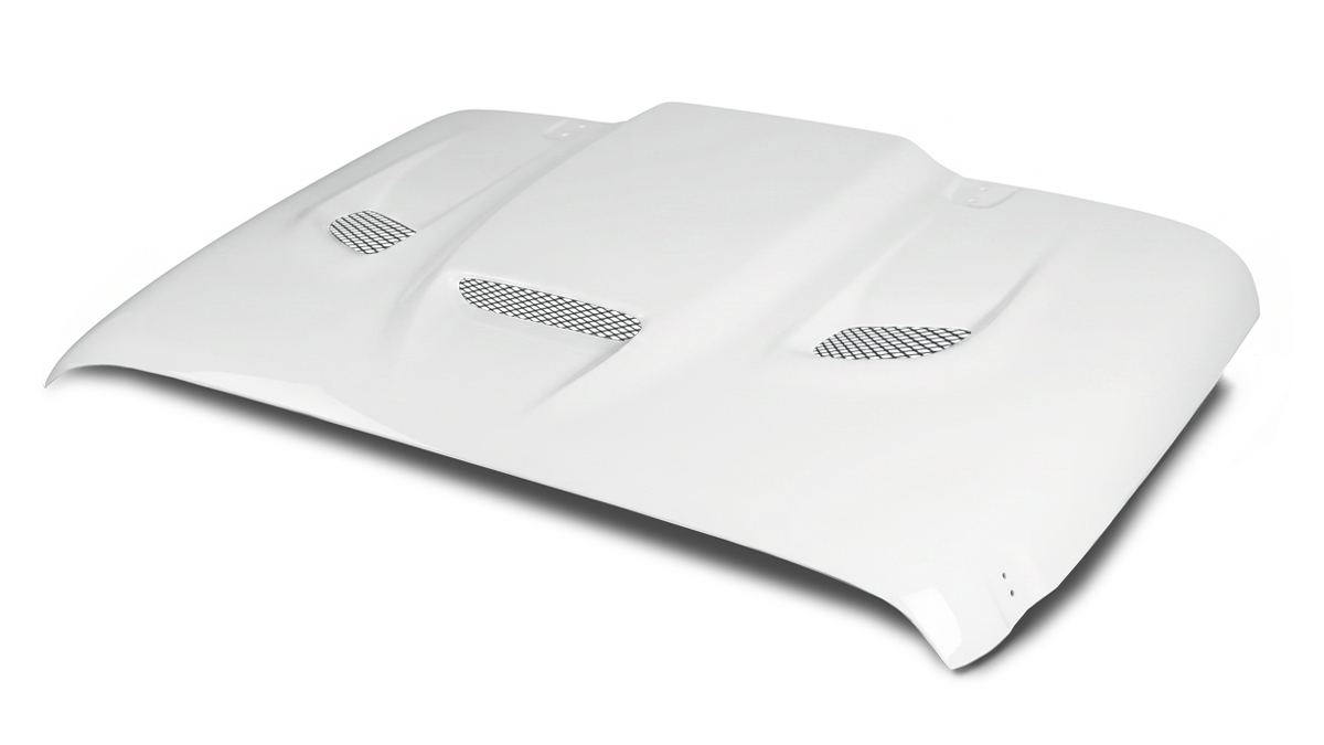 2007-2018 Jeep Wrangler Gralix Hellcat Look Hood - 1 Piece
