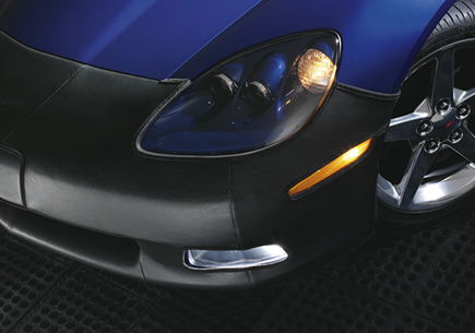 GM Bra, Corvette Flags Logo, Includes Hood Cover