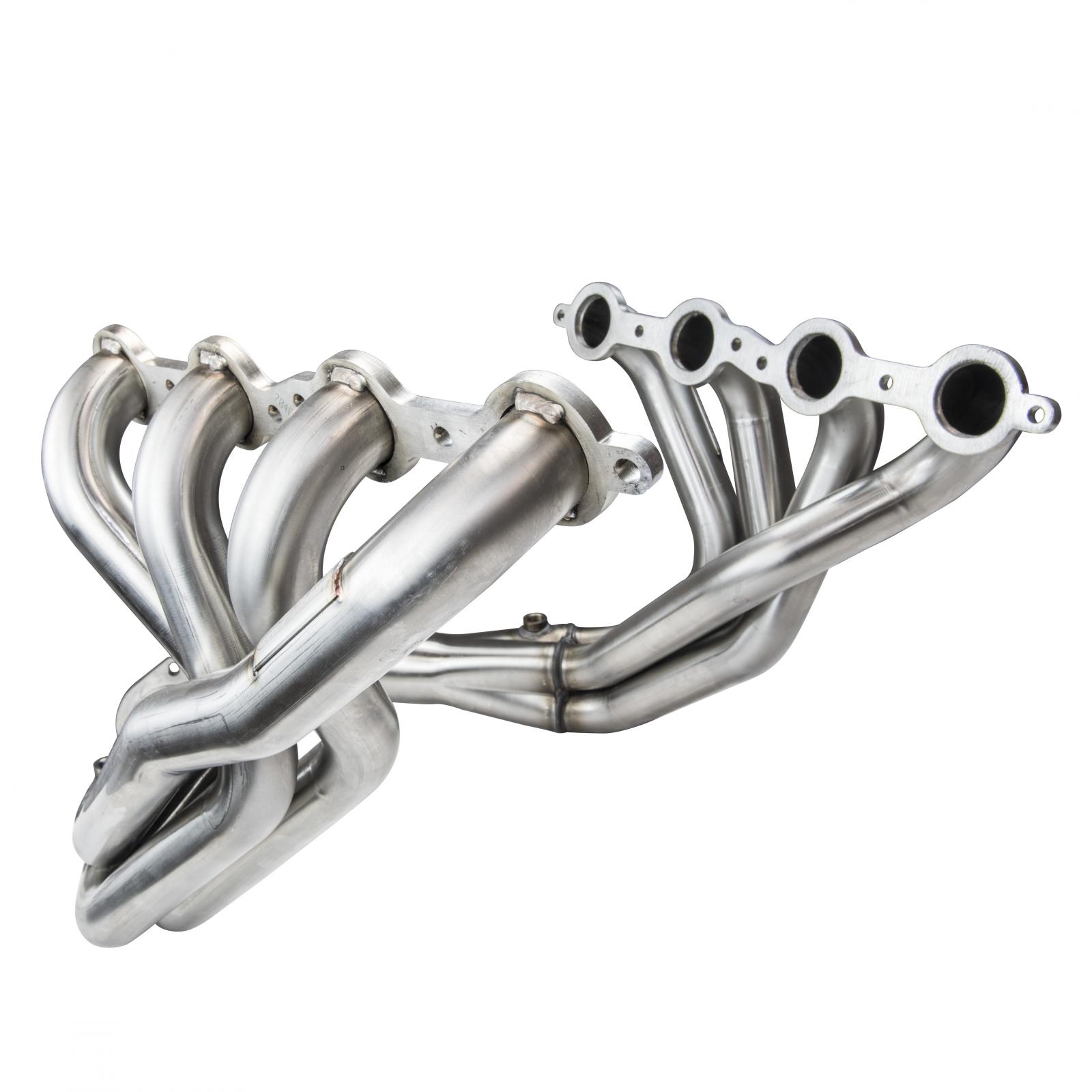 Stainless Steel Headers 2 x 3" Long Tube 05-13 Corvette C6 LS2/LS3 6.0L/6.2L w/02 Extension Harness Kit-2 Front/2 Rear 02 fittin