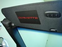 C6 2005-13 Corvette C6 Sunvisor Decal Cover Set, Covers Warning Label
