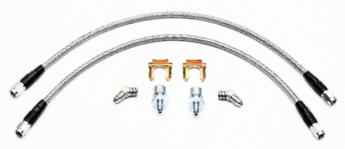 Wiwood Superlite 4R Caliper Rear Brake Lines Kit for C6 Corvette