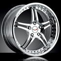 WCC Forged 946 EXT : Chrome Corvette C5, C6, C6/Z06