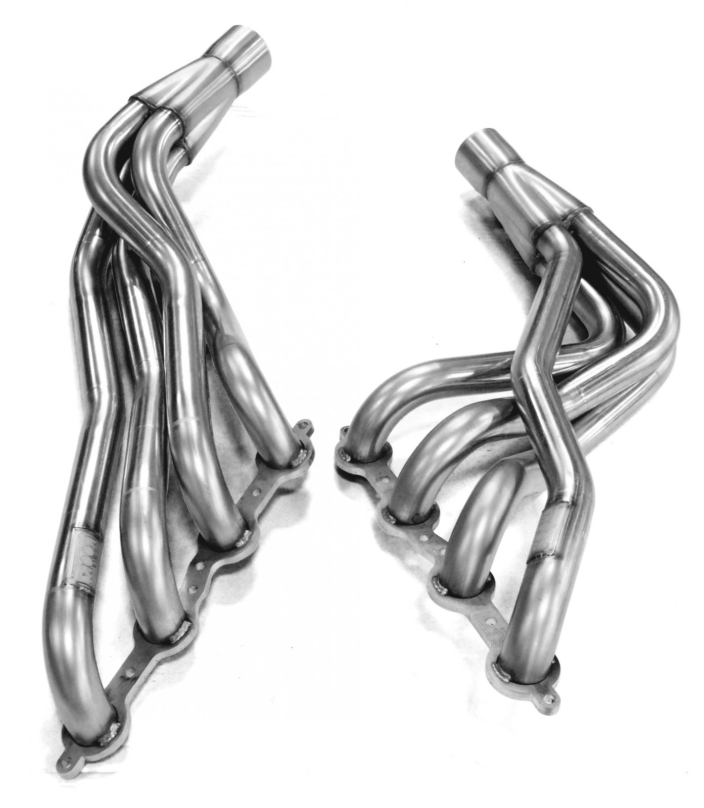 Stainless Steel Headers Race Version-Non Emission 2 x 3" Long Tube O2 Fittings Only w/Merge Collectors