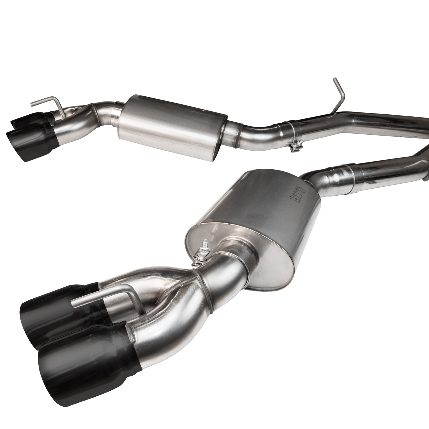 2016+ Chevrolet Camaro SS LT1 6.2L & 2017+ Chevrolet Camaro ZL1 LT4 6.2L Complete 3 inch Catted Exhaust System w/X-Pipe, Oval Ra