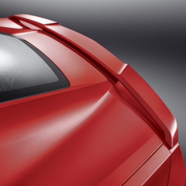 2014+ Corvette Stingray GM OEM High Wing Style Spoiler Kit, Painted Crystal Red