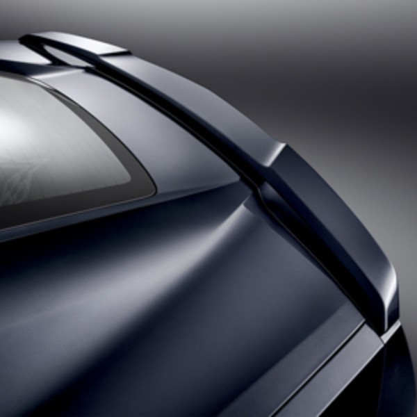 2014+ Corvette Stingray GM OEM High Wing Style Spoiler Kit, Painted Night Race Blue Metallic