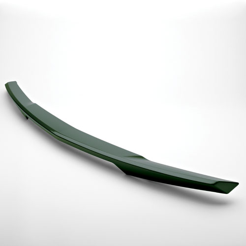 2014+ Corvette Stingray GM OEM Blade Spoiler Kit, Z51 Style, Painted Lime Rock Green